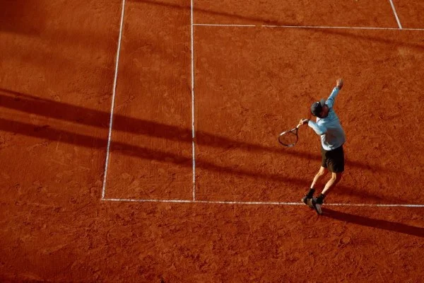 tennis player clay court